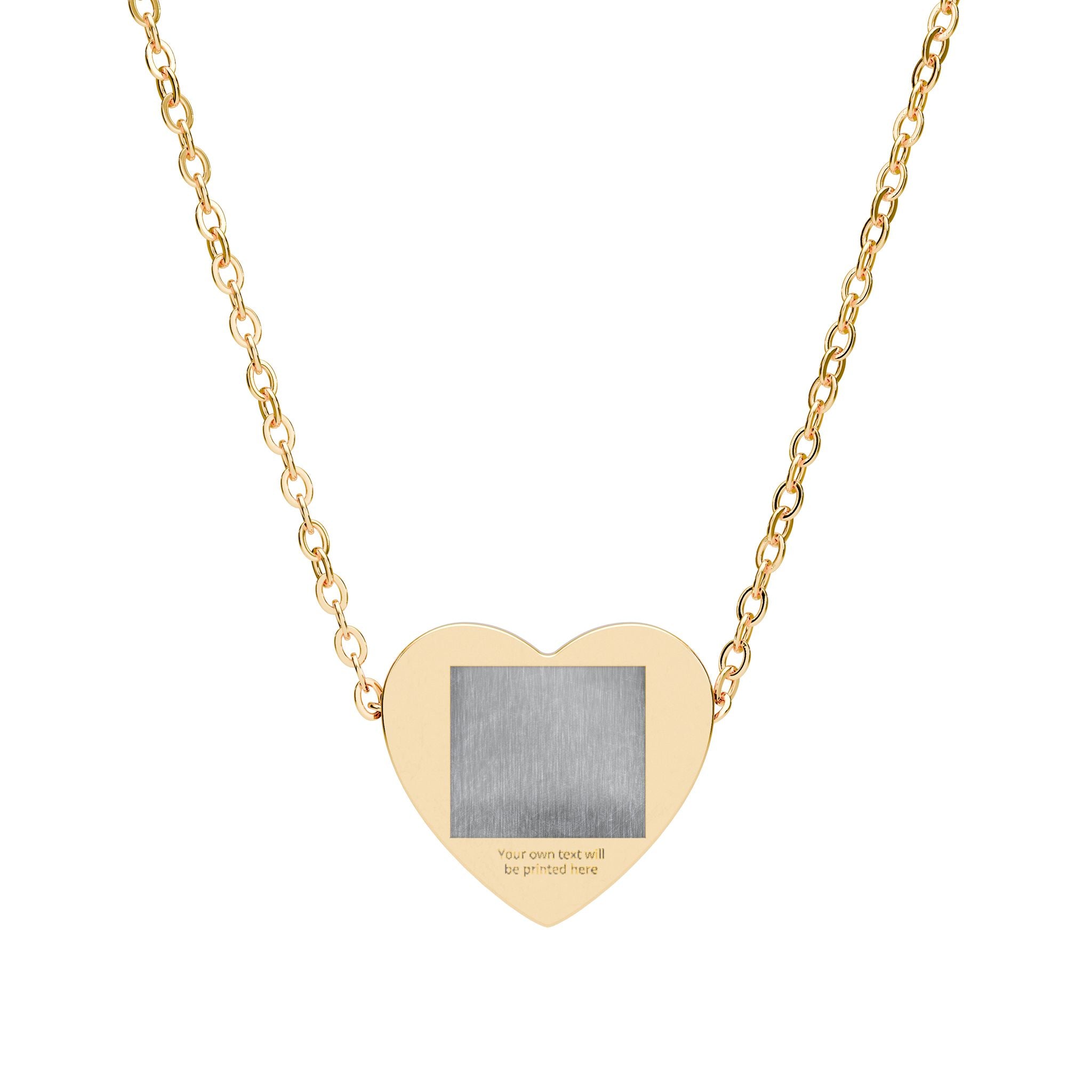 Engravable Heart Necklace — Personalized Sterling Silver Pendant for Mom, Anniversary & Gifts